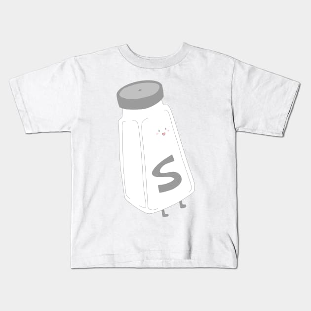 Spice Your Life - Salt Kids T-Shirt by Snacks At 3